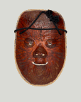 Ko Omote Theater Mask by Ryugaku. Okayama,Japan, 20thC.