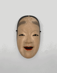 Ko Omote Theater Mask by Ryugaku. Okayama,Japan, 20thC.
