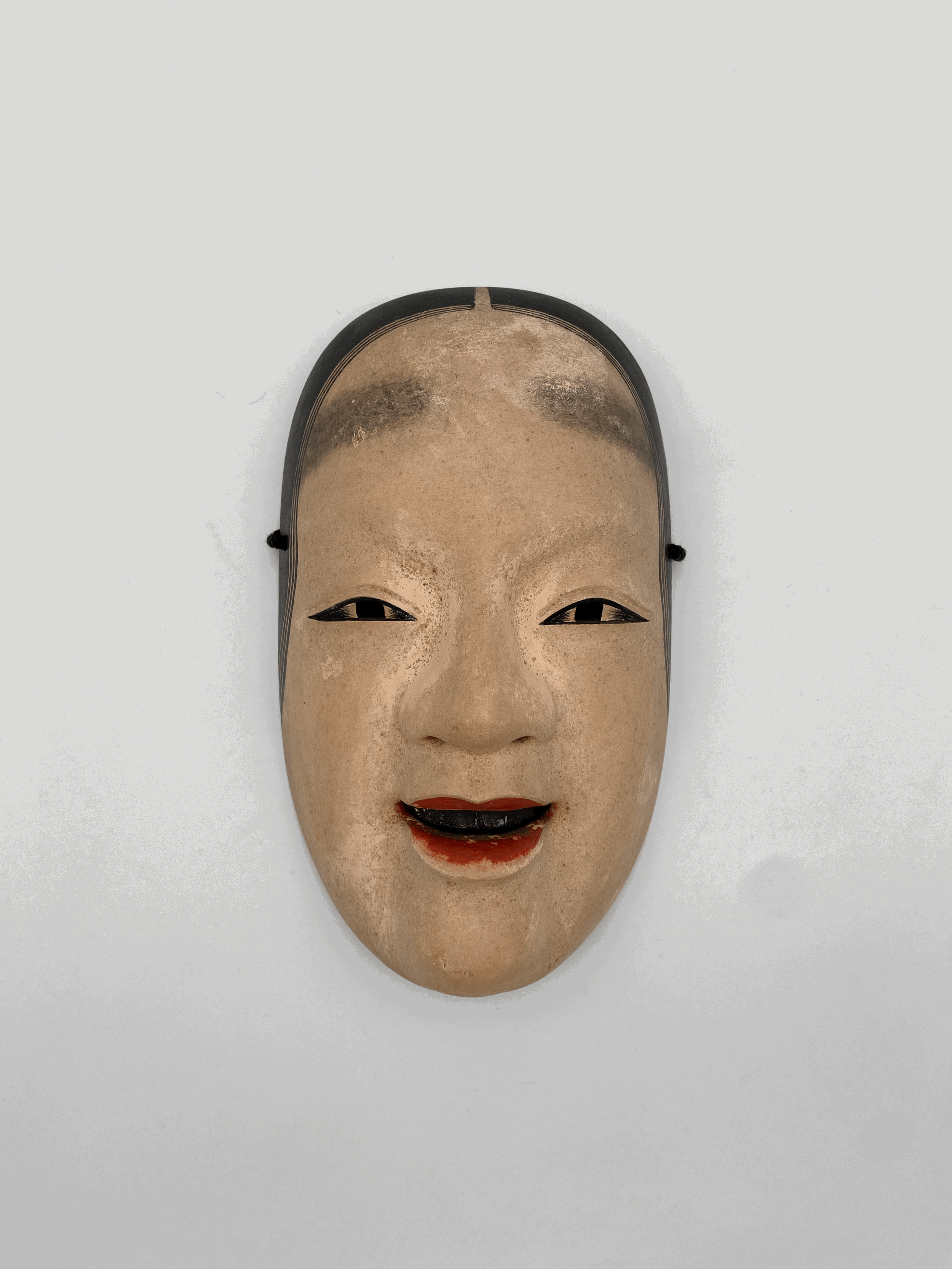 Ko Omote Theater Mask by Ryugaku. Okayama,Japan, 20thC.